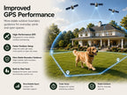 GF03 GPS dog fence improved outdoor GPS performance in a backyard
