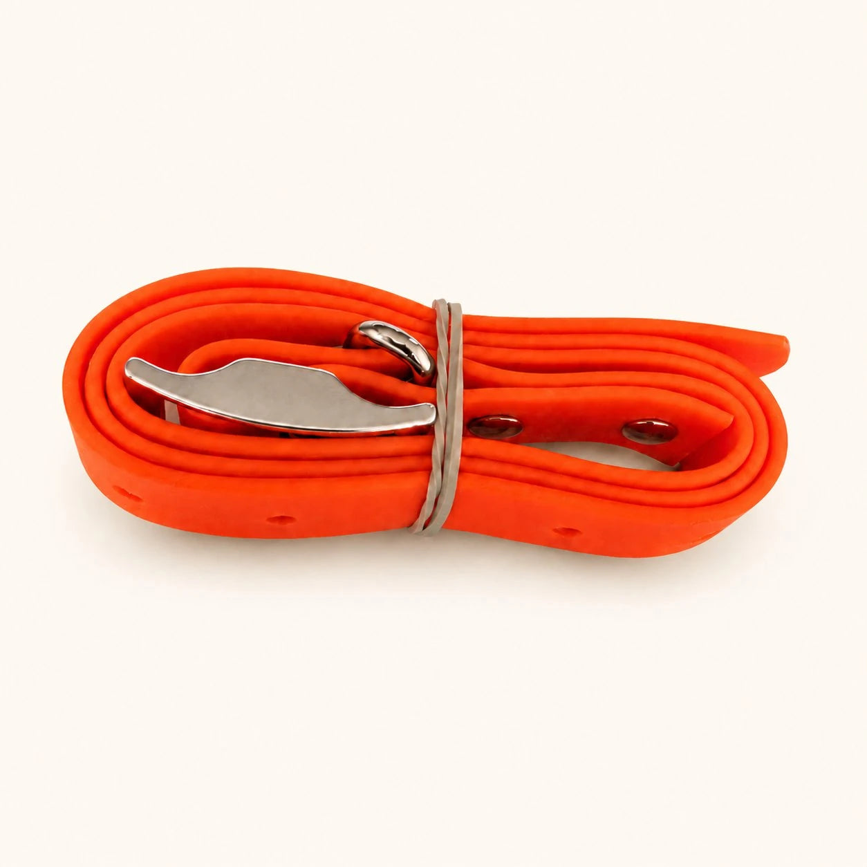 Orange replacement strap for ZoomieGo GPS dog fence collar